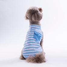 Pawstar Ocean Love Kalp Desenli Kedi Köpek Gömleği-Kedi Köpek Kıyafeti-Kedi Gömlek-Köpek Gömlek