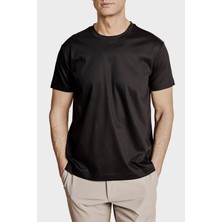 Brooks Brothers % 100 Pamuk Bisiklet Yaka T-Shirt Erkek T Shirt BBSS26MTS008112