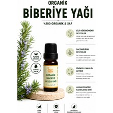 Aliye's Planet %100 Organik Biberiye Uçucu Yağı – Cilt Bakımı, Saç Güçlendirici & Saç Uzamasını Destekleyici