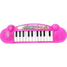 Duman Oyuncak 🎹 Mini Elektronik Oyuncak Piyano – Ilk Müzik Deneyimim Pembe 32 cm