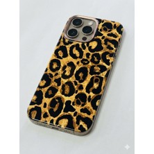 Iphone 16 Pro Max Leopar Desenli Premium Kalite Lüks Kılıf