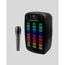 Fantastik Store 6.5” LED Işıklı Gts 1793 Bluetooth Hoparlör Güçlü Bass ve Fm Destekli - Lisinya