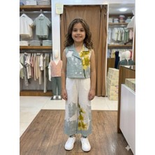 Nk Kids Keten Yelek Takım 8-14 Yaş Ekru