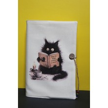 Kitap Aksesuar Kitap Kılıfı - Kara Kedi Beyaz Sayfalar