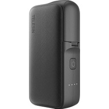 Telesin Telesın Gopro Hero 12/11/10/9/8/7/6/5 Bataryaları Için Saklama ve Şarj Kutusu Power Bank