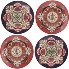 LuckyArt Etro Bone 4’lü Servis Tabağı Seti 27 cm