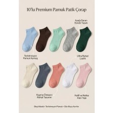 Bony Socks Kadın 10'lu Renkli Step Çorap