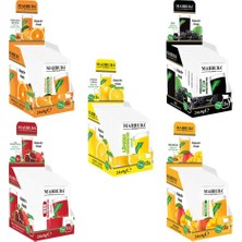 Mahbuba Limon Portakal Dut Mango Nar Aromalı Soğuk Toz İçecek 5x24x9gr