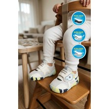 Marco Kids 26Y701 B Beyaz-Lacivert Bebek Spor Ayakkabı