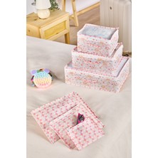 Empressco Serstil Little Sun Serisi Altılı Pembe Desenli Seyahat Valiz Düzenleyici Set - Fiyatı, Yorumları