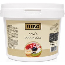 Fiero Soğuk Jöle Sade 7 kg – Pasta, Cheesecake ve Tatlılar Için Profesyonel Parlak Pasta Jölesi