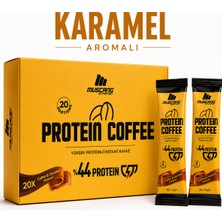Mustang Nutrition Protein Coffee Karamel Aromalı 10 Gr x 20 Servis 200 Gr Yüksek Proteinli Kahve