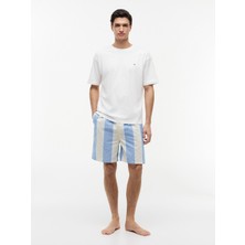 Tommy Hilfiger Ss Woven Short Prınt Set Erkek Turuncu Pijama Takımı - UM0UM03851