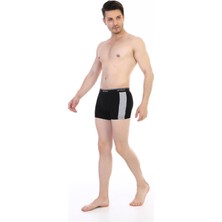 Çift Kaplan Premium Serisi Erkek Vücudu Saran Pamuklu Biyeli Elastanlı Biyeli Boxer