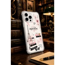 Powerfox Iphone 16 Pro Max Uyumlu Cute Eyfel Baskılı Sevimli Telefon Kılıfı MK01A