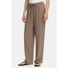 Only Onlsiesta Belden Bağlamalı Cepli Keten Karışımlı Pantolon Bayan Pantolon 15322263
