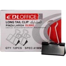 Dloffice Clıps Kıskaç 41 mm 12'li Kutu