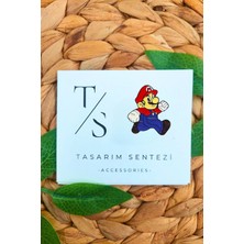 Tasarım Sentezi Rozet Metal Broş Super Mario Bros Nistendo Oyun Yaka Çanta Kıyafet Şapka Aksesuar Hediye