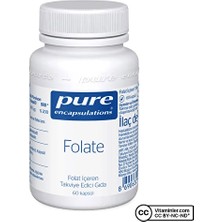 Pure Encapsulations Folate 400 Mcg 60 Kapsül