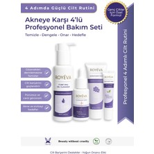 Royeva Royéva Profesyonel 4’lü Cilt Bakım Seti – Akne, Gözenek ve Cilt Bariyeri Onarıcı