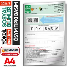 Karakutu Yayınları 2026/1 Yökdil Ingilizce Sosyal Bilimler Ösym Çıkmış Soru Tıpkı Basım Deneme Kitapçığı Türkiye Geneli