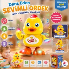 Trust Store Pilli Dans Eden Sevimli Ördek Yeni Oyuncak Işıklı Müzikli Hareketli Eğitici Çocuk Oyuncağı