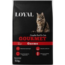 LOYAL KEDİ MAMASI  GURME 15 KG SKT MART 2027