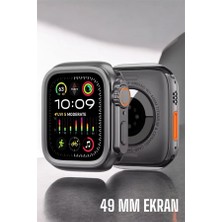Mossem 45 mm Gri Kasa Ultra Akıllı Saat Sesli Görüşme, Sağlık Takibi, Suya Dayanıklı