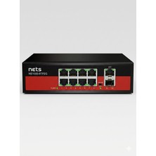 Nets Shop Nets NS1000-8TP2G Gigabit Poe Switch (8 Port)