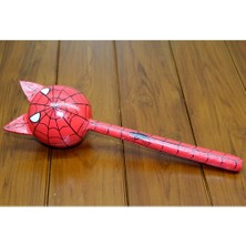 Ozcmax Ahşap Kedili Spiderman Marakass Tekli