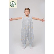 Cantoy Müslin Geniş Askılı Bebek Çocuk Uyku Tulumu %100 Pamuk Natural 0.5 Tog