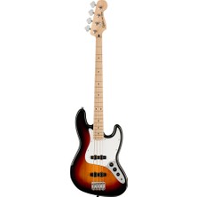 Squier Affinity Jazz Bass Akçaağaç Klavye 3 Tone Sunburst Bas Gitar