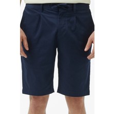 Lacoste Men's Tapered Fit Cotton Bermuda Shorts Erkek Pamuklu Bermuda Şort Lacivert