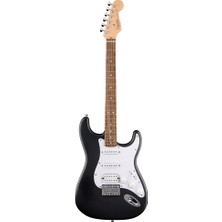Squier Debut Stratocaster Hss Sabit Köprü Laurel Klavye Black Elektro Gitar