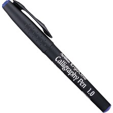  artline erg-241 calligraphy pen kaligrafi kalemi ergoline 1.0 mm mavi (12 li kutu)