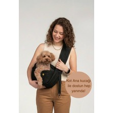 Salya Store Black Jean Kedi ve Köpek Taşıma Çantası, 0-8kg Taşıma Kapasitesi ile Konforlu Seyahat İçin Tasarlandı
