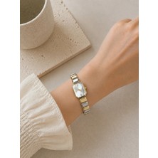 Boris Accessory Kadın Gold Yuvarlak Halkalı Bileklik Saat – Şık ve Modern Tasarım