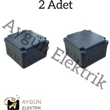 Aygün Elektrik 110X110X70MM Sıva Üstü Termoplastik Buat IP65-2 Adet
