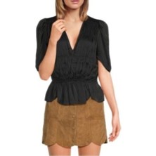 Zadıg & Voltaıre Tyoko Kadın Saten Peplum Bluz