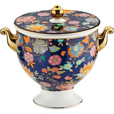 LuckyArt Etro Bone Kulplu Kavanoz 13 cm