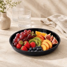 Sarkap Home 26 cm Siyah Meyve Tabağı