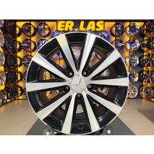 Mercedes 4 Adet Mercedes Orıjınal 6.5*16 5*112 ET49 66.6 Black Mack Jant Revize Edilmiş (Takım)