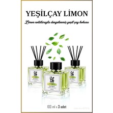 Rosie 3'lü Yeşilçay Limon Çubuklu Oda Kokusu 100 ml