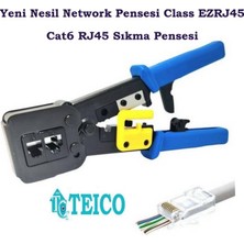 Yeni Nesil Network Pensesi Class EZRJ45 Cat6 RJ45 Sıkma Pensesi TEICO-5145