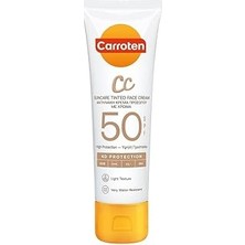 Uravas Store Carroten Yüz Kremi cc SPF50 50ML