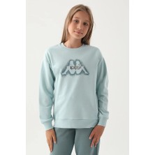 Kappa Kız Çocuk Sweatshırt - Acık Mınt