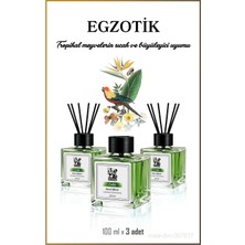 Rosie 3'lü Egzotik Çubuklu Oda Kokusu 100 ml