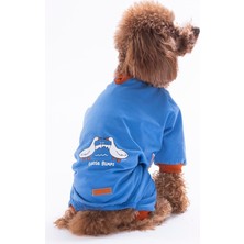 Pawstar Mavi Ducks Kedi Köpek Pijaması - Kedi Köpek Tulumu - Kedi Köpek Kıyafeti