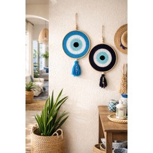 Makromenis Nazarlık Düşkapanı Nazar Boncuğu Rüya Tutucu Kapı Süsü Duvar Süsü Dreamcatcher Mandala