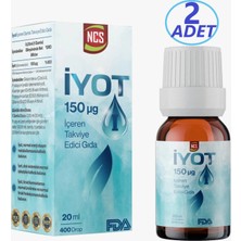 Ncs Iyot 150 Mcg Takviye Edici Gıda 2X20ML Damla Fda